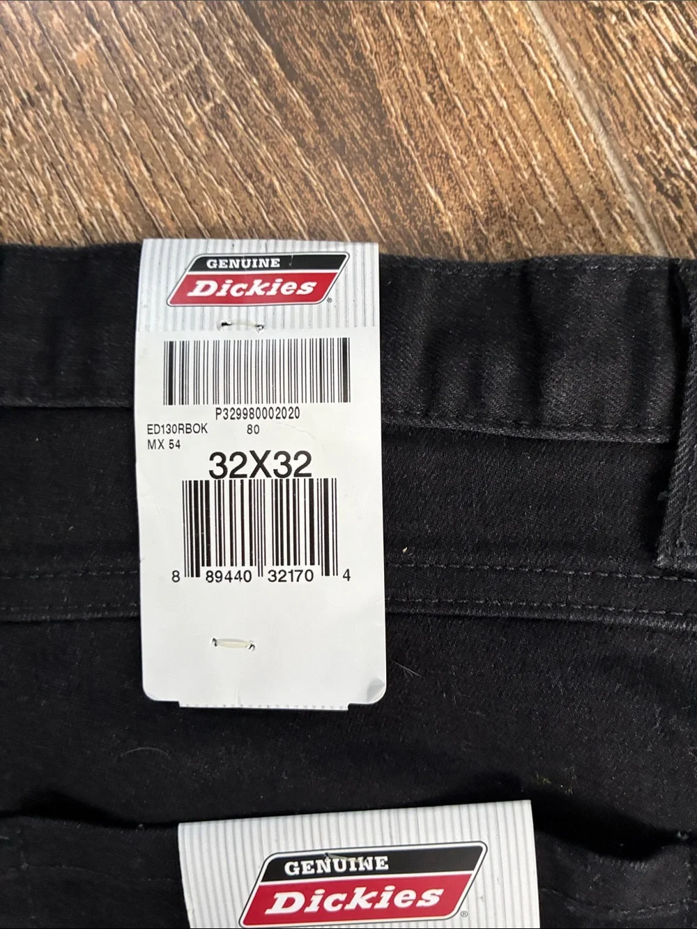 Dickies Men's Straight Black Jeans